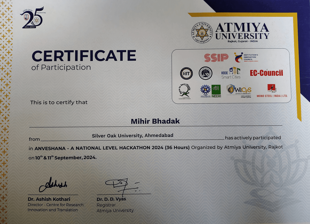 ANVESHANA - A National Level Hackathon (36 Hours)